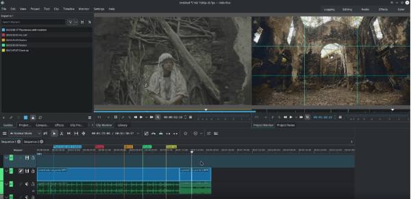 Kdenlive&nbsp;25.08. Улучшен интерфейс