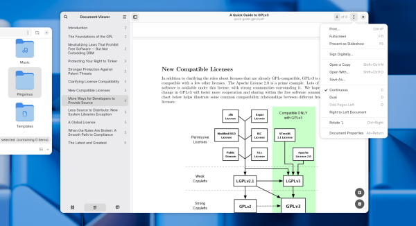 GNOME 49&nbsp;&laquo;Brescia&raquo;. Новый видеоплеер и&nbsp;просмотрщик документов